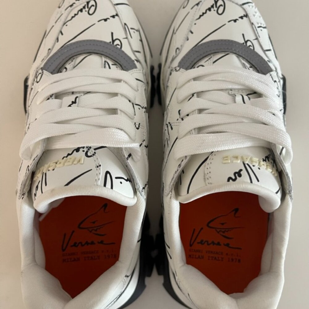 Authentic Versace Logo Sneakers - image 4